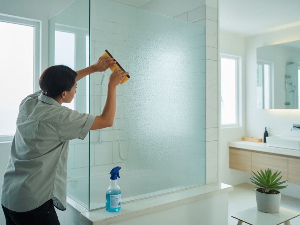 nakładanie folii na szkło