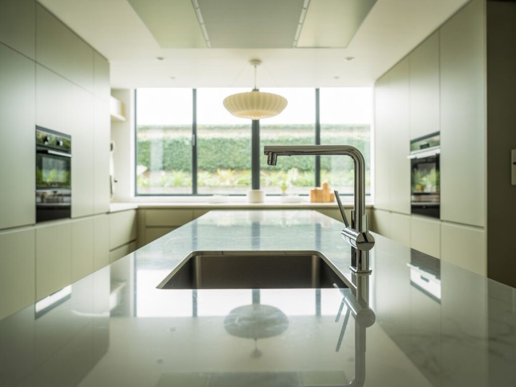 biała zabudowa kuchni